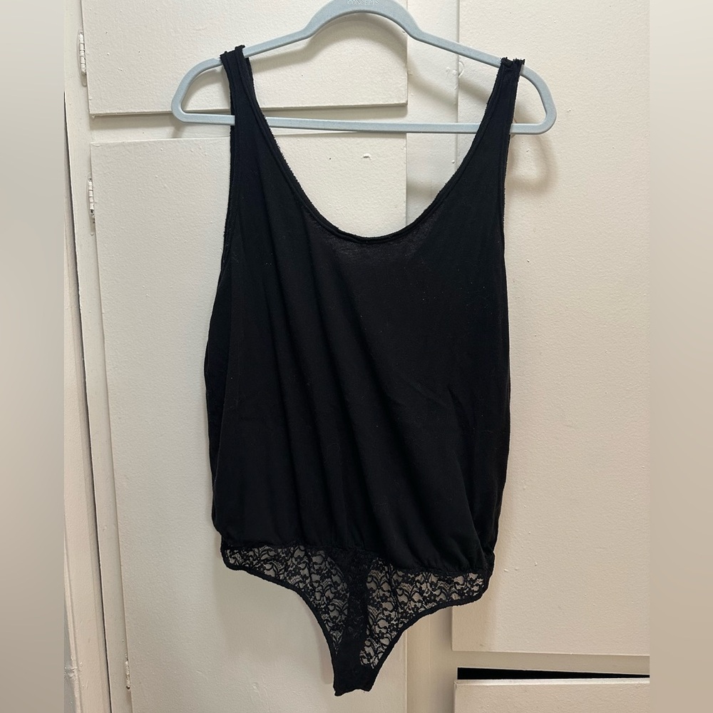 Black Tank Bodysuit